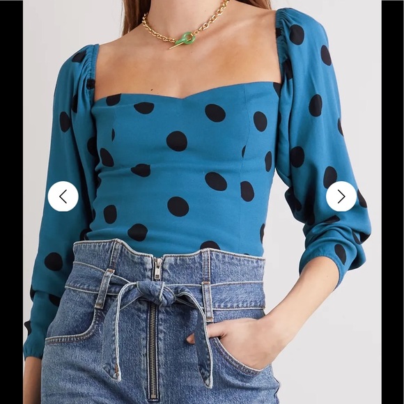 Reformation Tops - 💙🖤REFORMATION Marjorie blouse